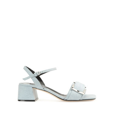 Sandals light blue Low heel: 45mm, sr Prince  - Sandals Light Blue 2