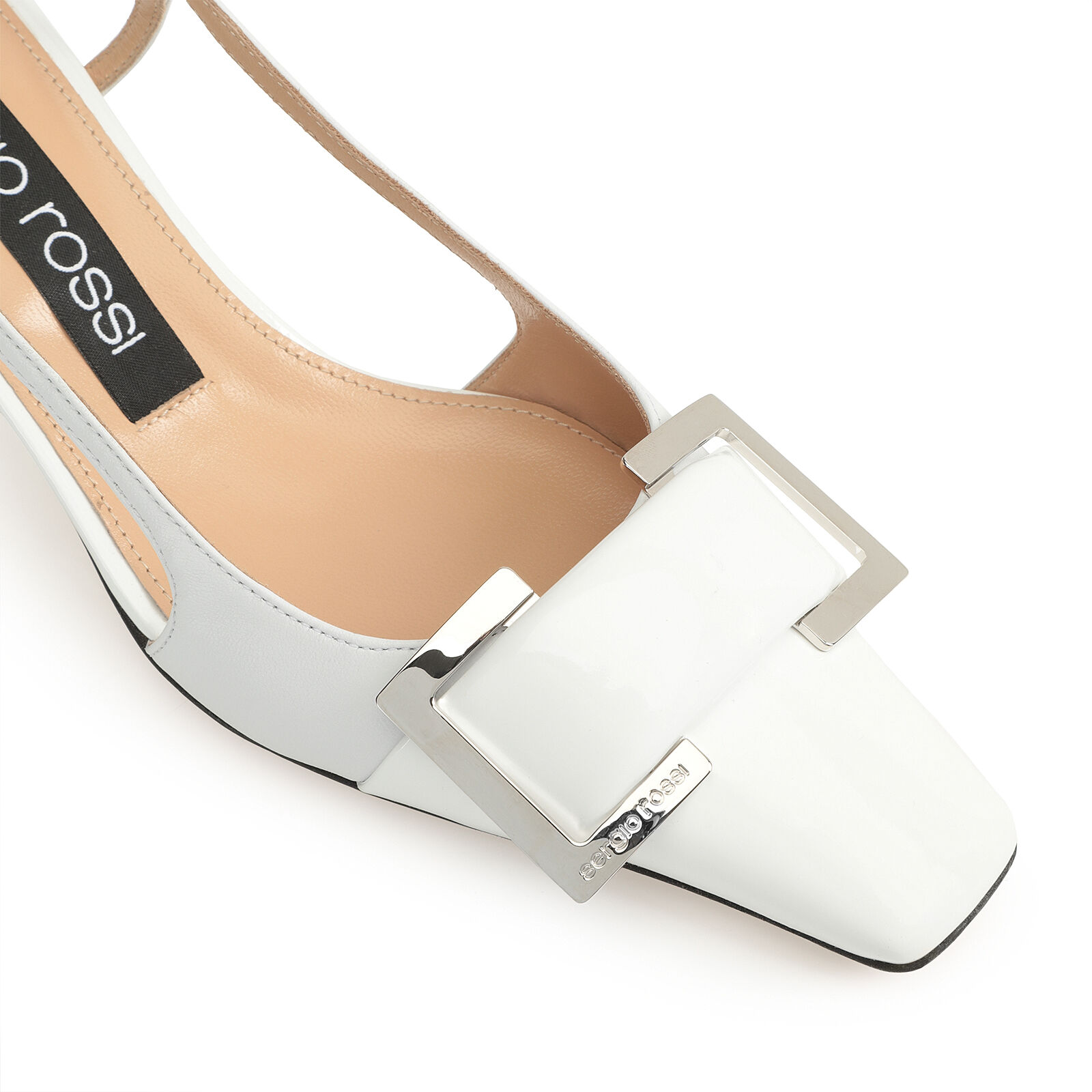 Slingbacks Bianco Altezza tacco 60mm sr Twenty Slingbacks