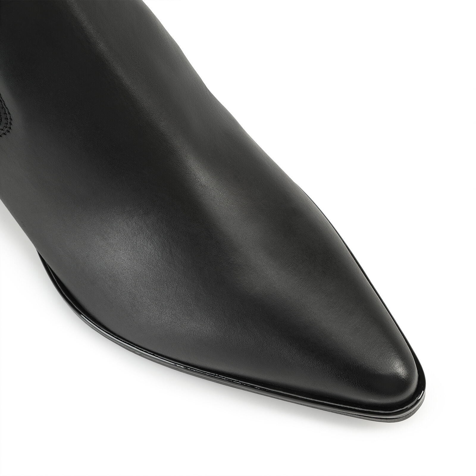 直営店☆SergioRossi☆ Sr Carla ポインテッドトゥ ブーツ/ 45mm Booties Black Heel height: 45mm, Carla | Sergio Rossi