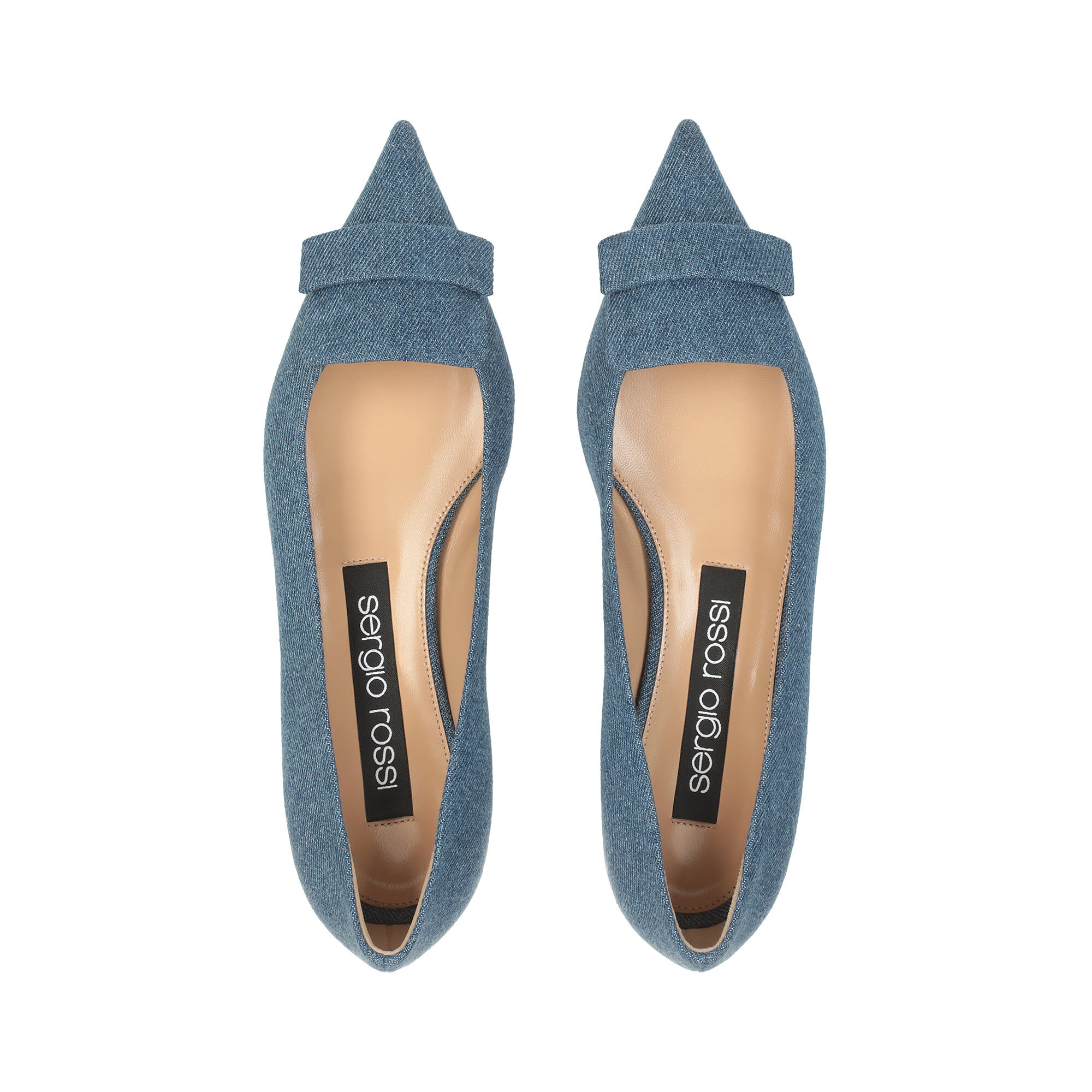 Ballerinas Blue Flat: 10mm, sr1 - Ballerinas Indigo | Sergio