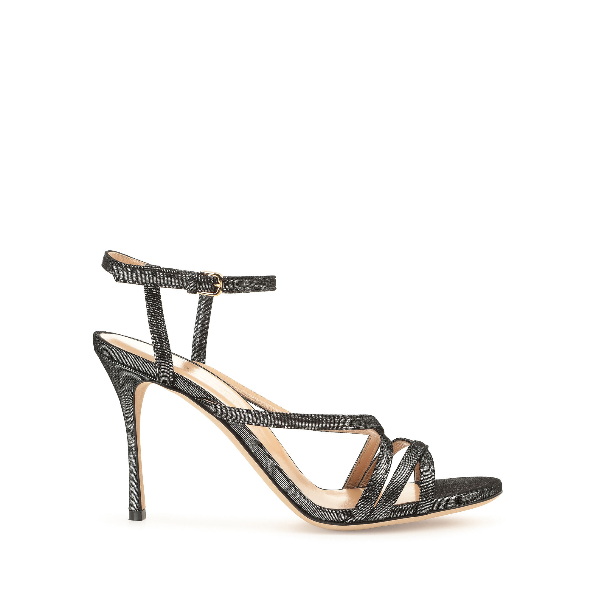 Sandals Grey High heel: 90mm, Bon Ton | Sergio Rossi