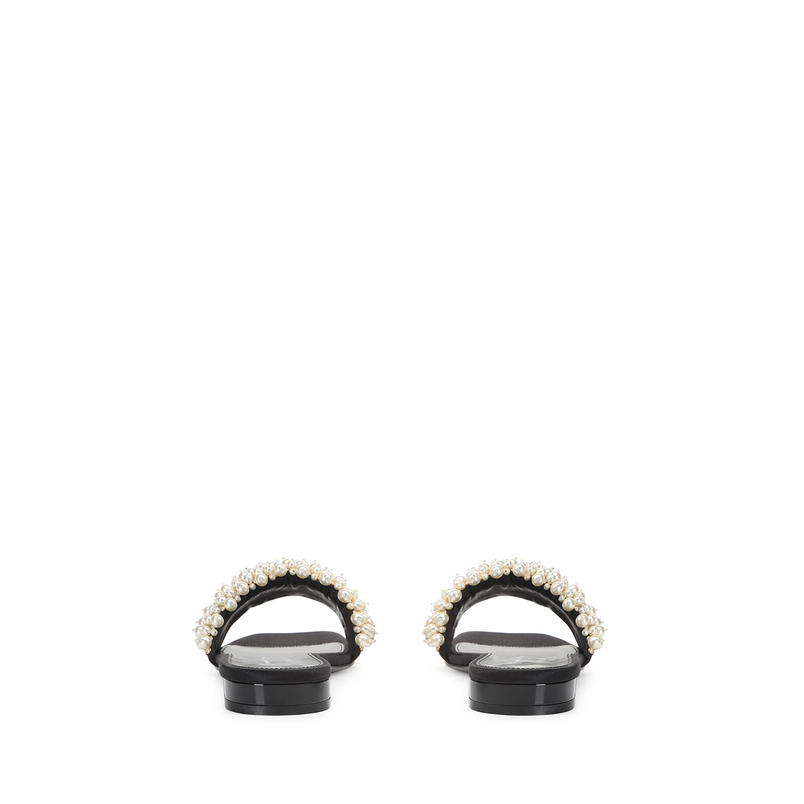 Sandals Black Low heel: 15mm, Evangelie - Sandals Black