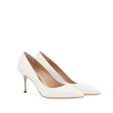 パンプス ホワイト ヒールの高さ: 75mm, Godiva - Pumps White 2