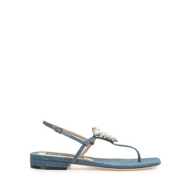 sr Godiva Precious - Flat sandals Indigo, 0