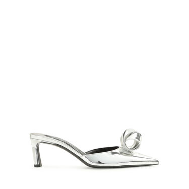 Mules Grey Mid heel: 60mm, sr Bigoudi - Mules Argento 2