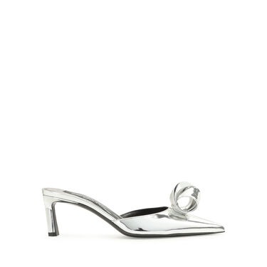 Mules Grey Mid heel: 60mm, sr Bigoudi - Mules Argento 1