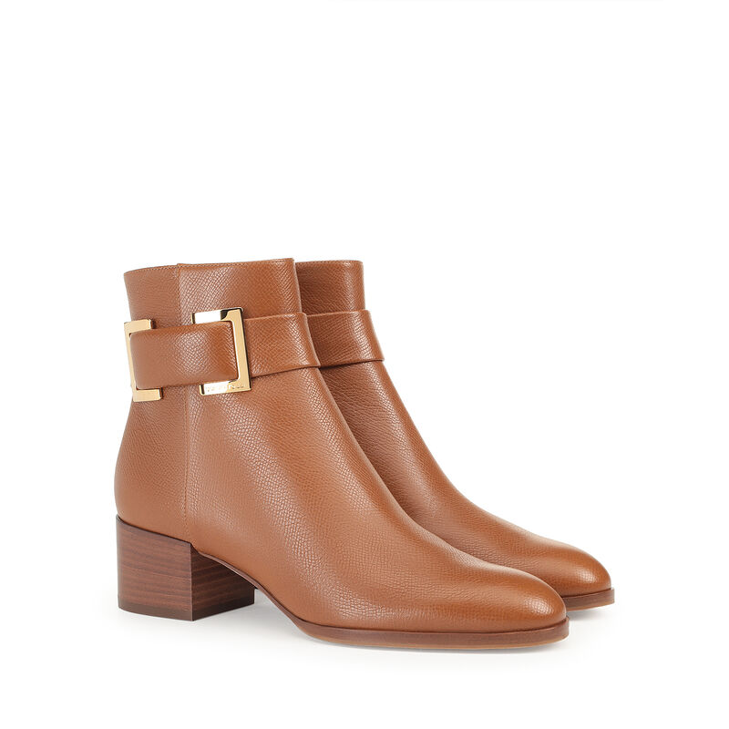 Booties Brown Heel height: 45mm, sr Prince | Sergio Rossi