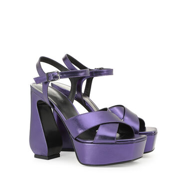 Sandals violet High heel: 90mm, SI ROSSI - Sandals Iris 2
