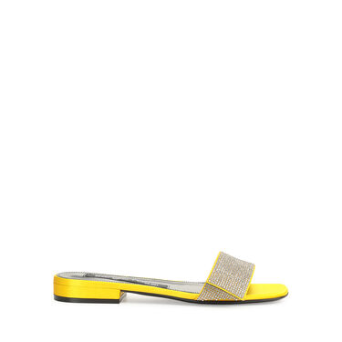 Sandals Yellow Low heel: 15mm, sr Paris - Sandals Mimosa 1