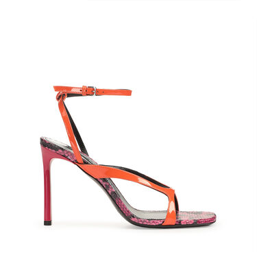 Sandales Rose Talon haut: 95mm, sr Aracne  - Sandals Mandarine+Fuxia 2