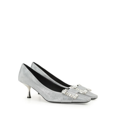 Pumps Grey Mid heel: 60mm, sr Twenty - Pumps Acciaio 2