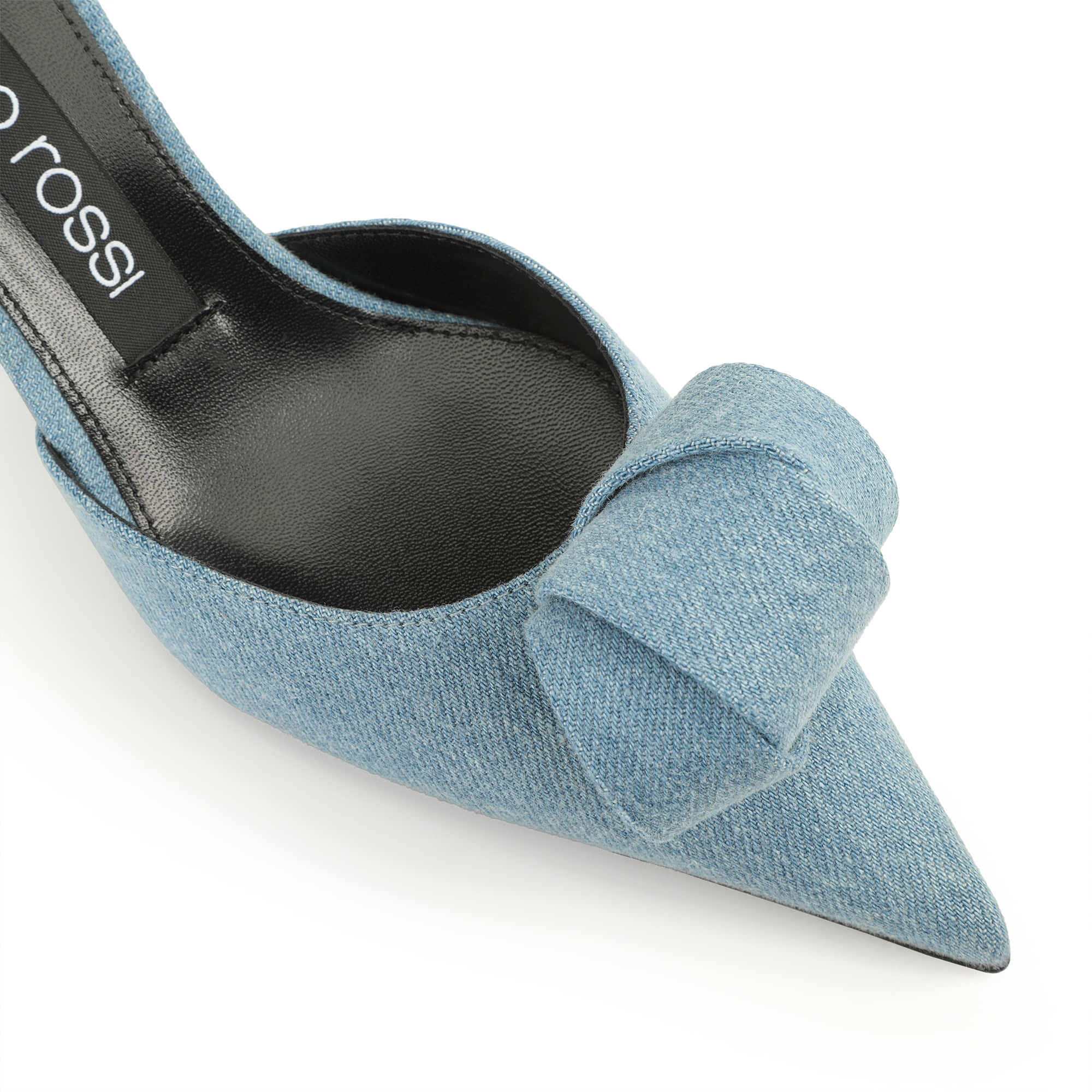 Sandali blu tacco clearance medio