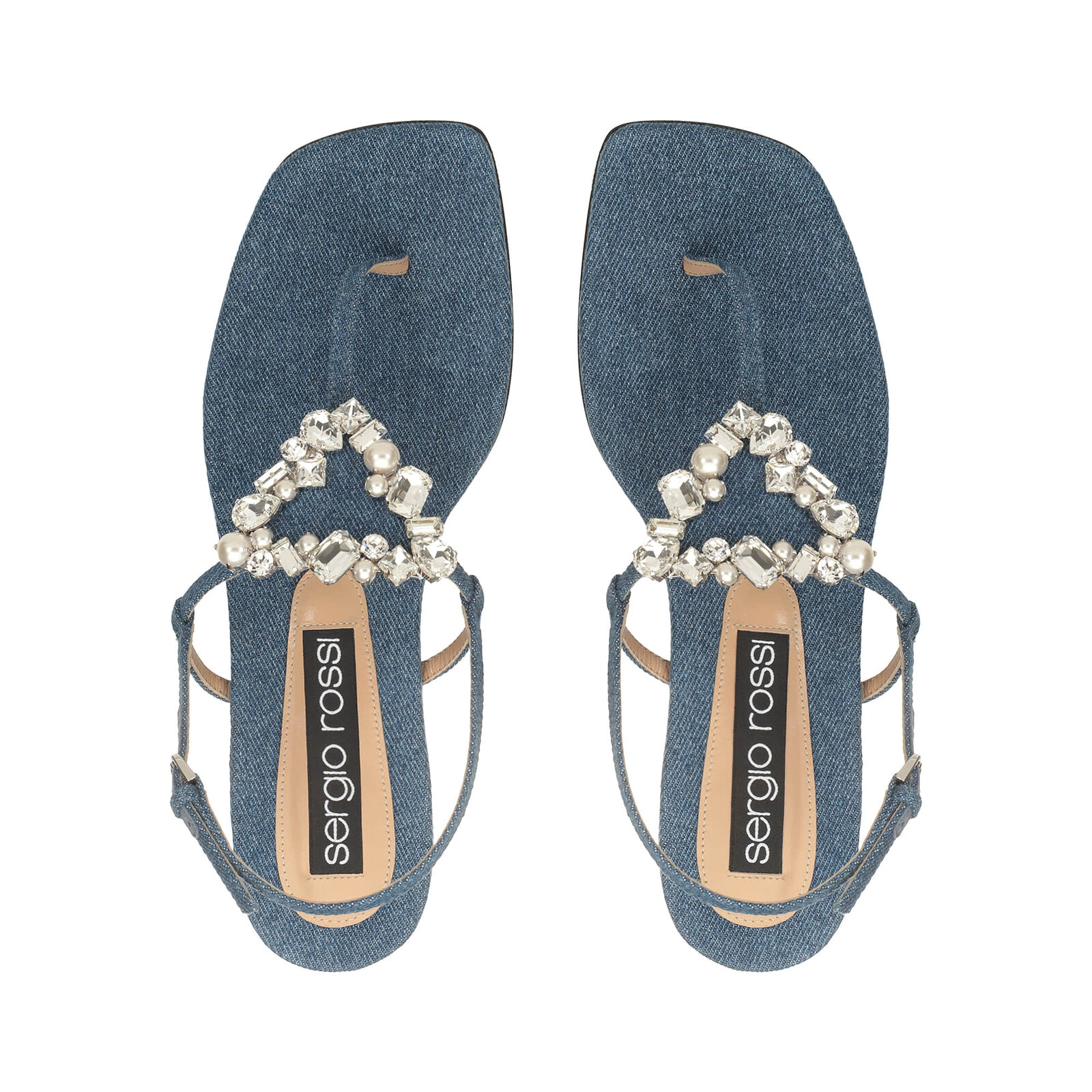 sr Godiva Precious - Flat sandals Indigo, 3