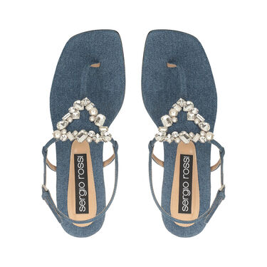 sr Godiva Precious - Flat sandals Indigo, 3