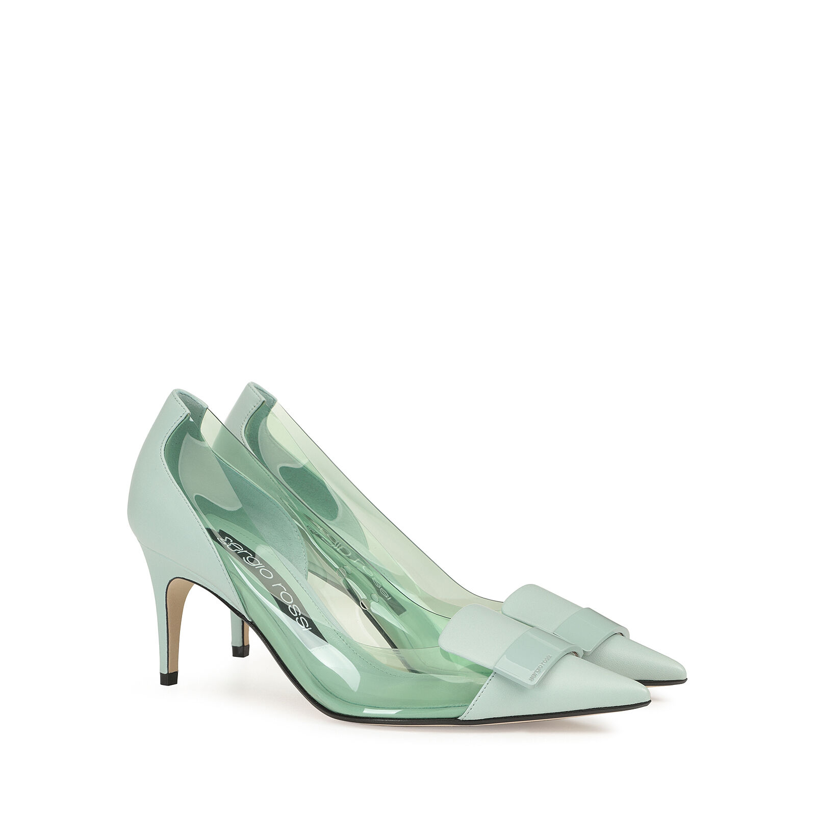 Pumps Green Heel height 75mm sr1 Sergio Rossi