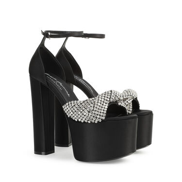 Sandals Black High heel: 80mm, Evangelie - Sandals Black 2