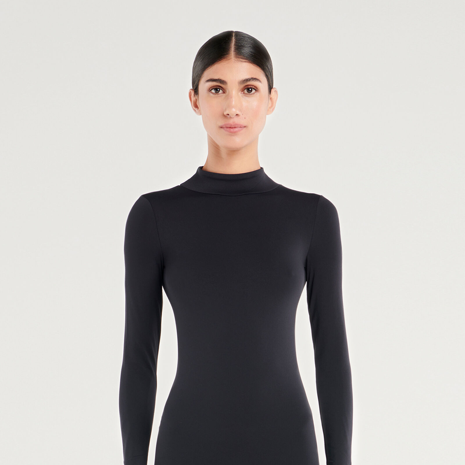 Jumpsuit Schwarz Turtle Neck Jumpsuit Black Sergio Rossi