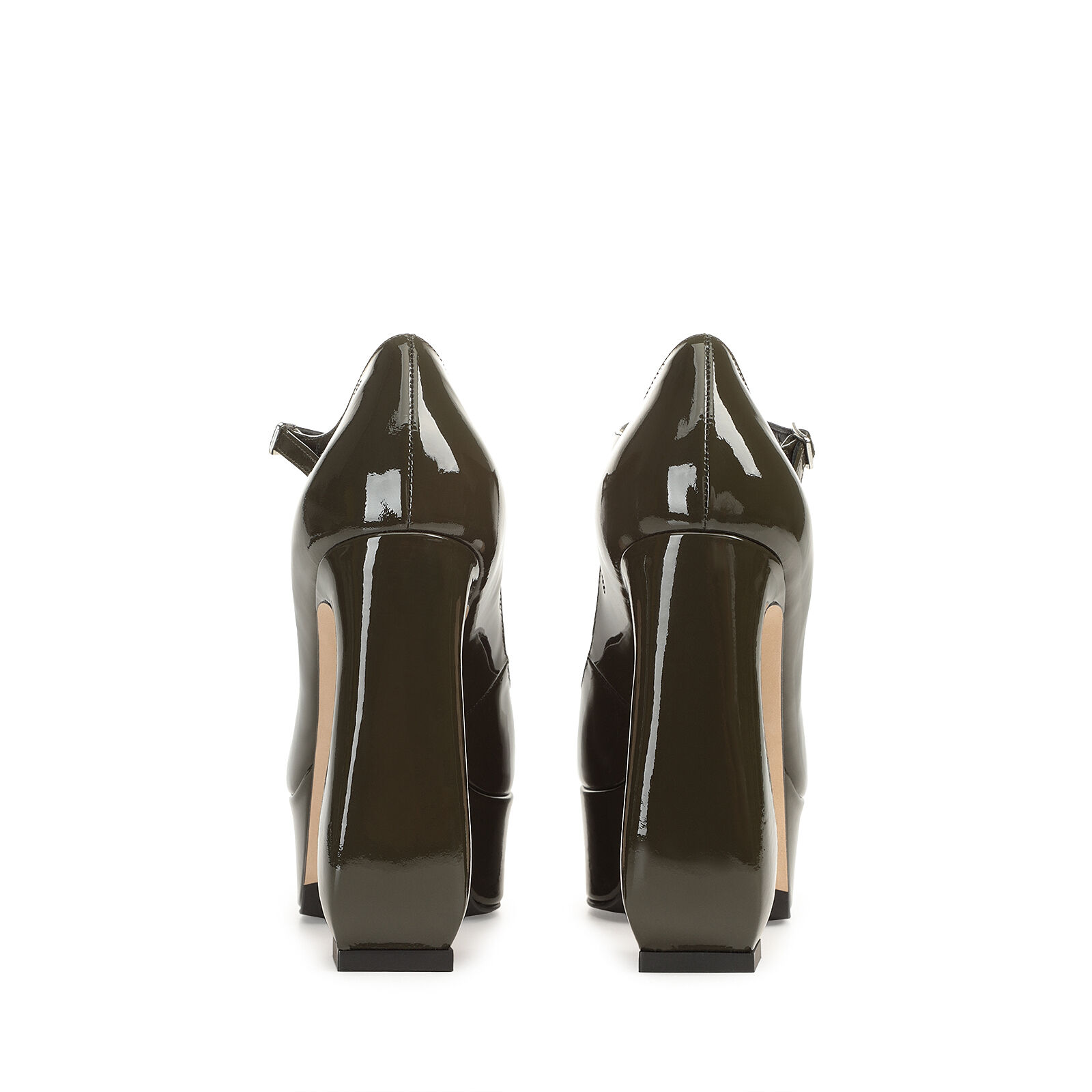 パンプス グリーン ハイヒール: 85mm, SI ROSSI - Pumps Military | Sergio Rossi