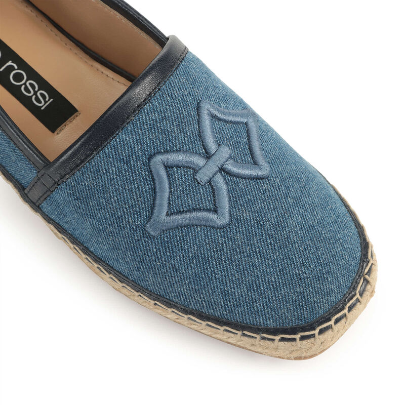 sr Sea Scale Embroidery - Loafers Indigo
