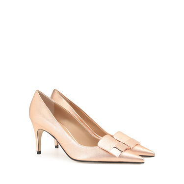 Pumps Pink Mid heel: 75mm, sr1  - Pumps Oro Rosa 2