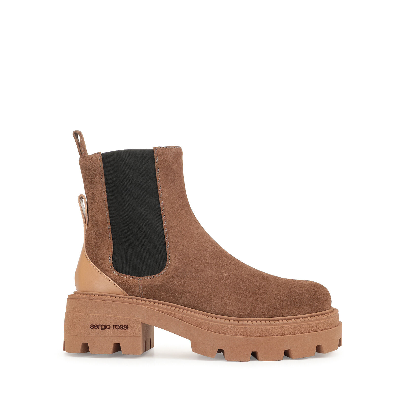 Sergio rossi suede boots top