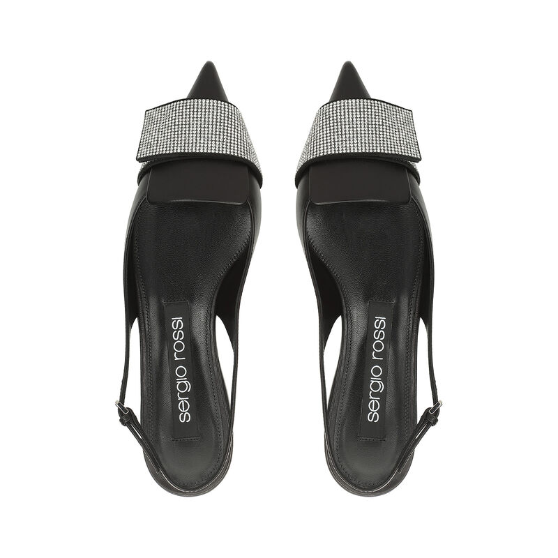 sr1 Paris - Slingbacks Nero