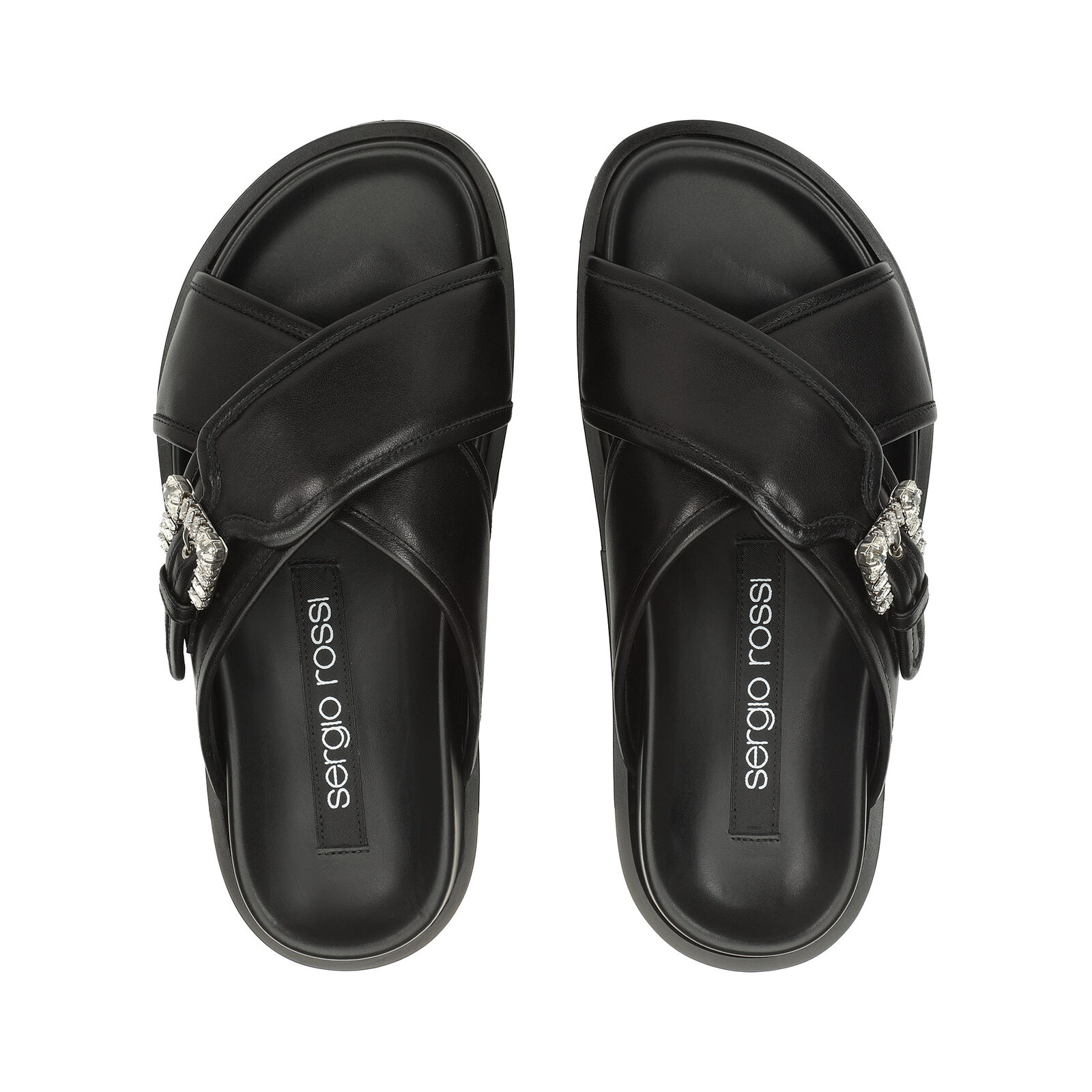 sr Twenty Buckle - Flat sandals Black, 3