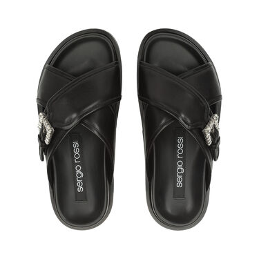 sr Twenty Buckle - Flat sandals Black, 3