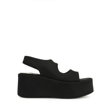 Sandales Noir Talon plat: 10mm, sr Jane - Wedges Black 1