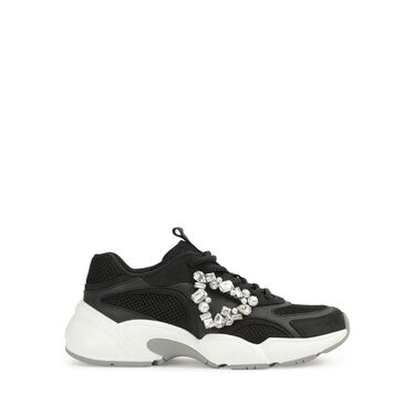 Baskets Noir Talon plat: 10mm, sr 0024 Precious - Sneakers Black 2
