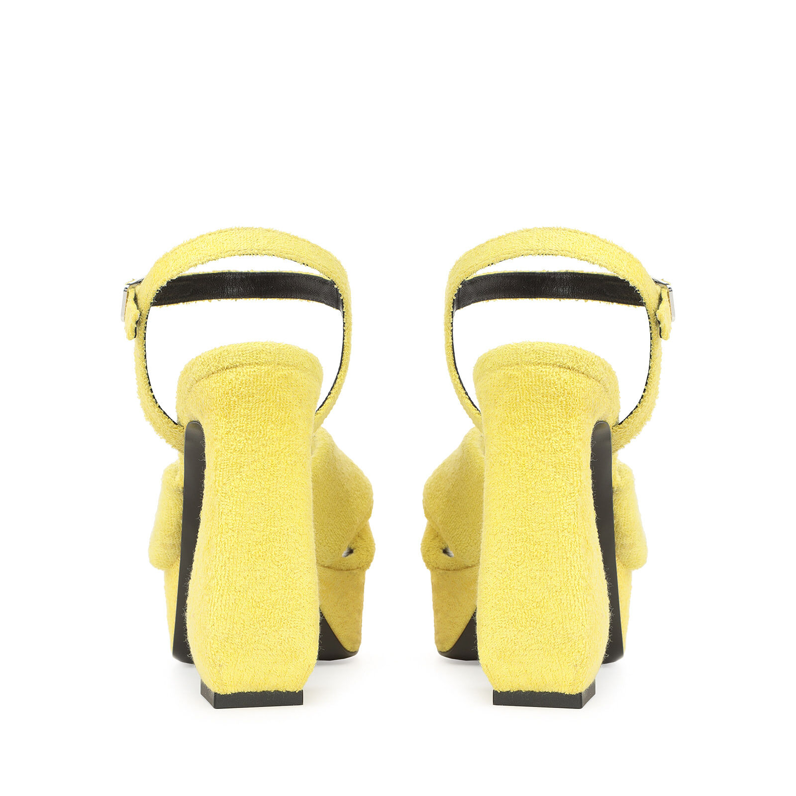 Sergio Rossi イエロー サンダル サンダル イエロー ローヒール: 45mm, SI ROSSI - Sandals