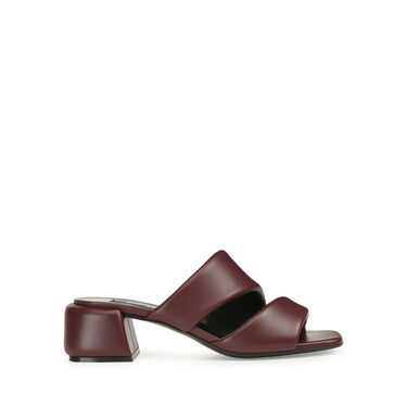 Sandals Red Low heel: 45mm, sr Spongy - Sandals Wine 1