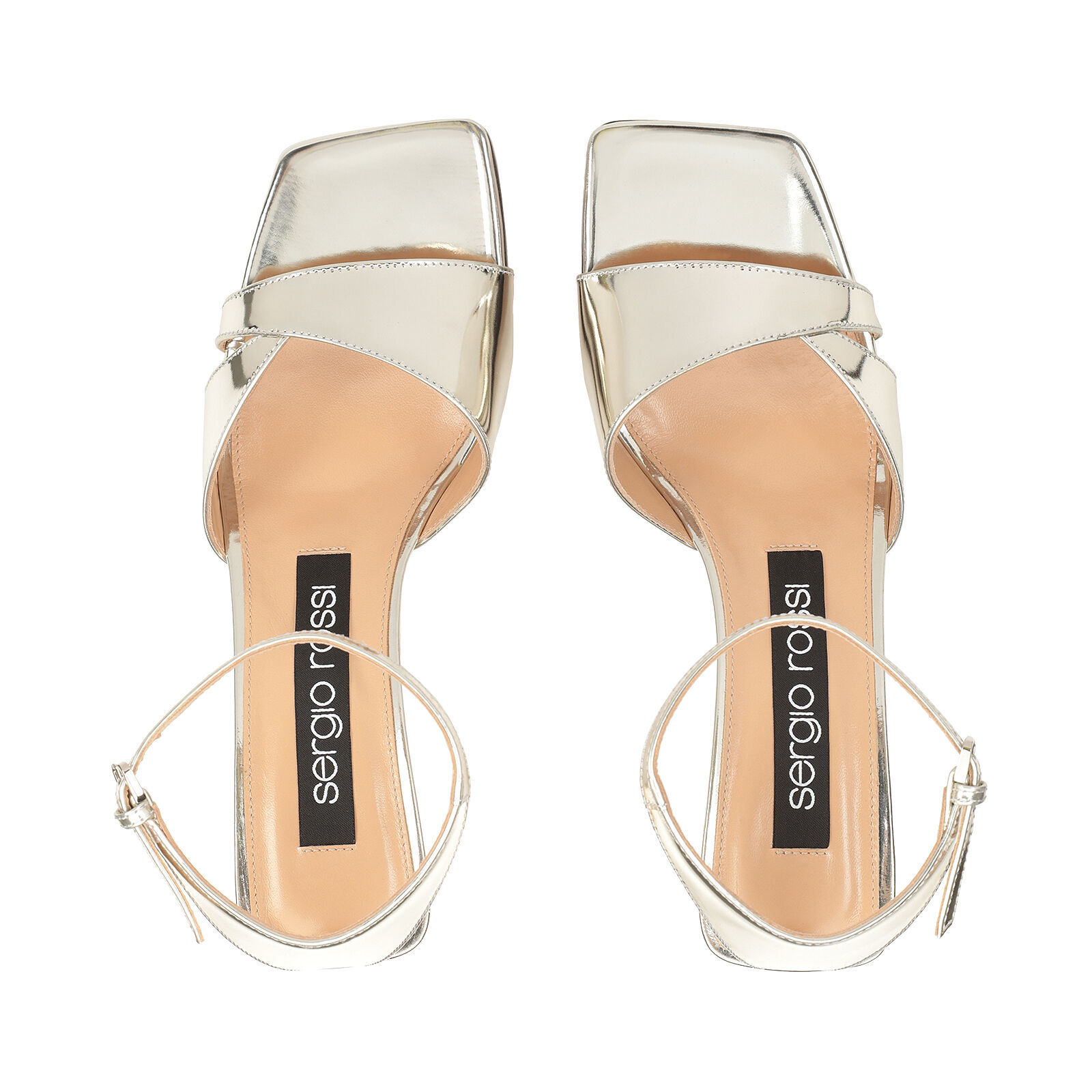 Sergio rossi silver heels online