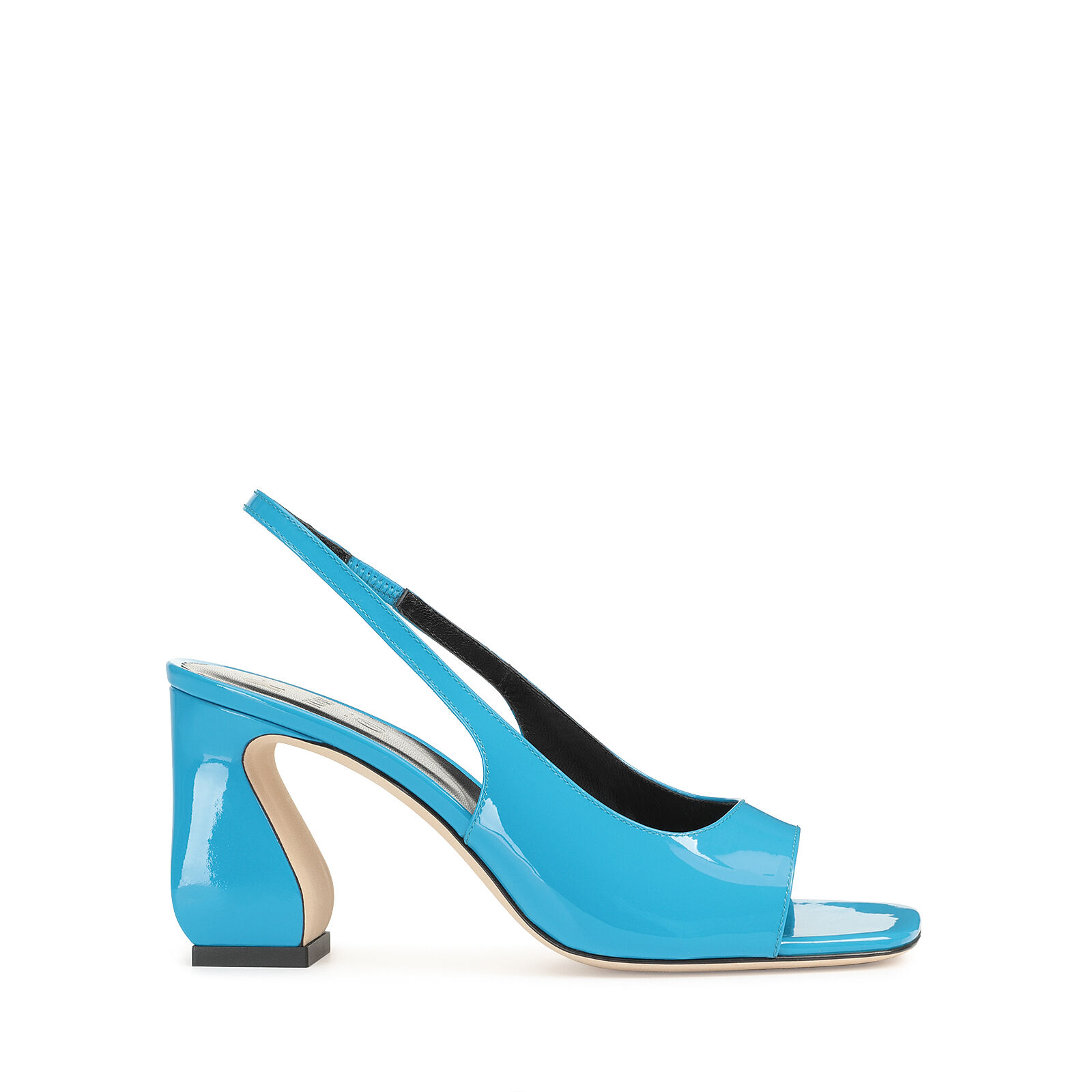 Blue slingbacks clearance
