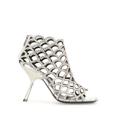 Sandals Grey High heel: 100mm, sr Mermaid - Sandals Argento 2