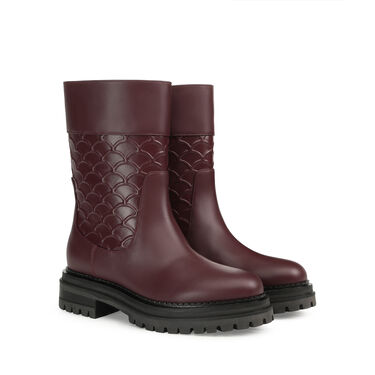 sr Mermaid 3D - Booties Wine, 1