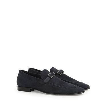 Mocassins Bleu Petit talon: 15mm, sr Nora - Loafers Navy Blue 2