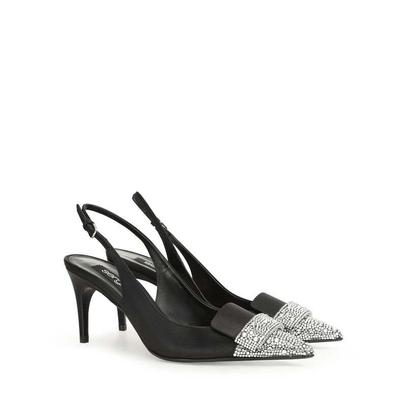 sr1 - Slingbacks Black