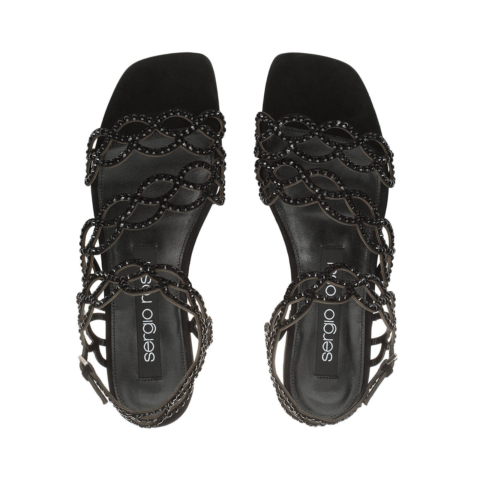 Sandals Black Low heel: 15mm, sr Mermaid - Sandals Black Sandals Black Low heel: 15mm, sr Mermaid - Sandals Black