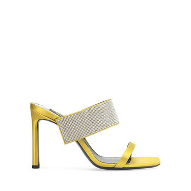 Sandals Yellow High heel: 95mm, sr Paris - Sandals Chartreuse 2
