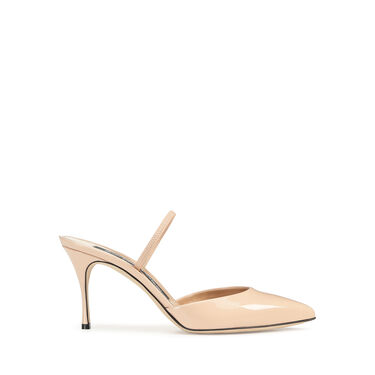 Slingbacks Pink Mid heel: 75mm, Godiva - Slingbacks Powder 2