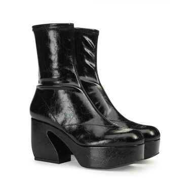 Bottines Noir Petit talon: 45mm, SI ROSSI - Booties Black 2