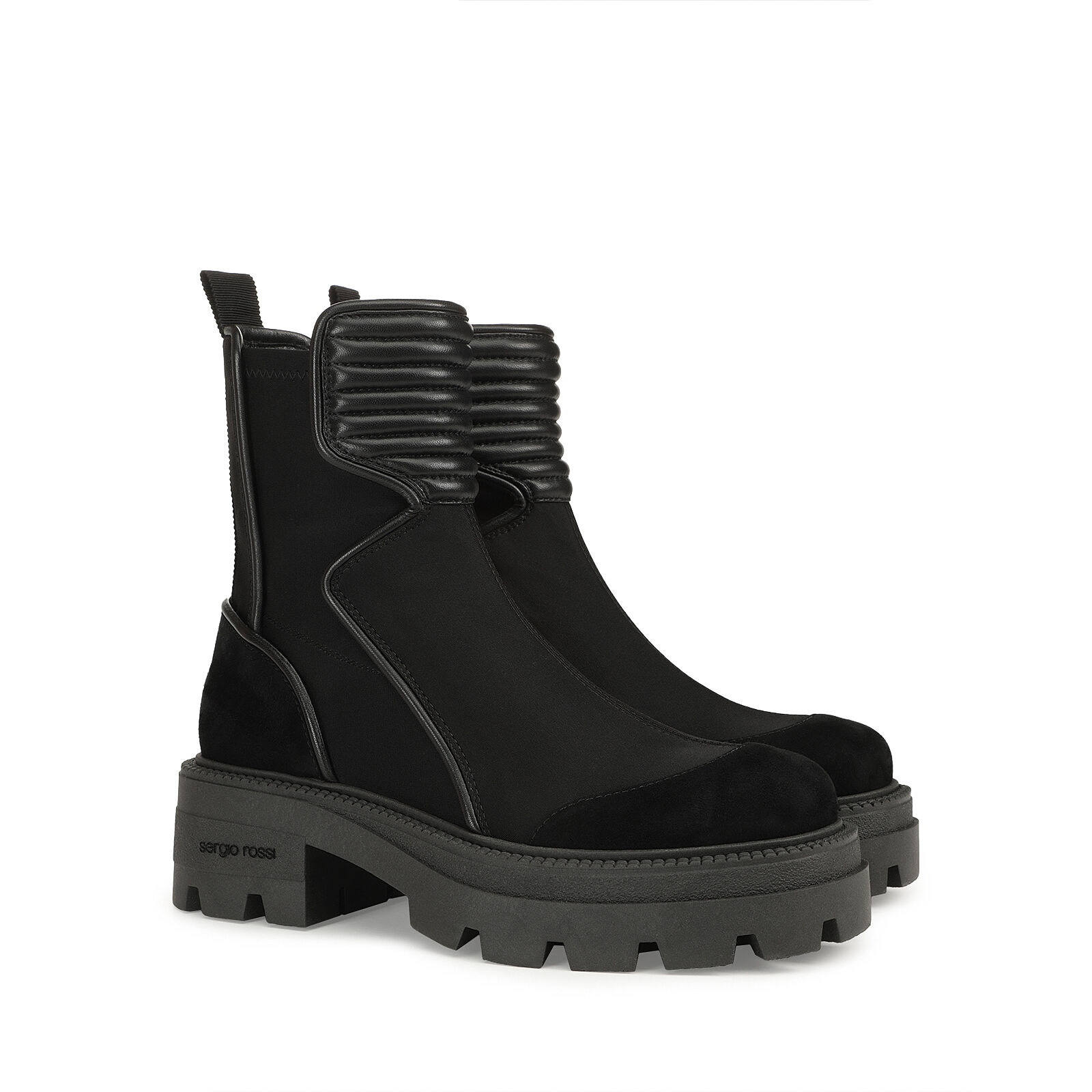 Booties Black Low heel 25mm sr Drive Booties Black Sergio Rossi