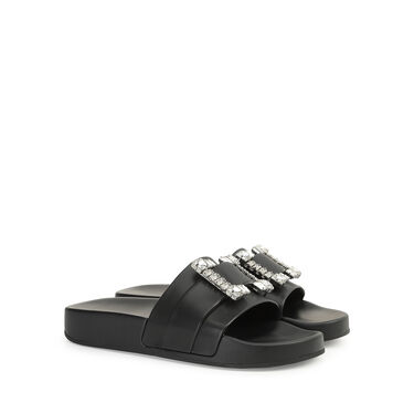Sandals Black Flat: 10mm, sr Jelly - Sandals Black 2