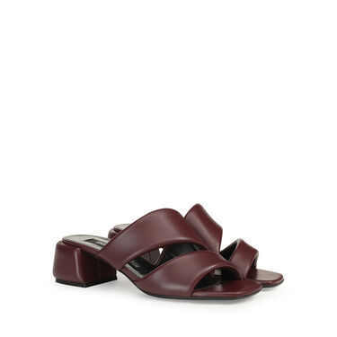 Sandales Rouge Petit talon: 45mm, sr Spongy - Sandals Wine 2