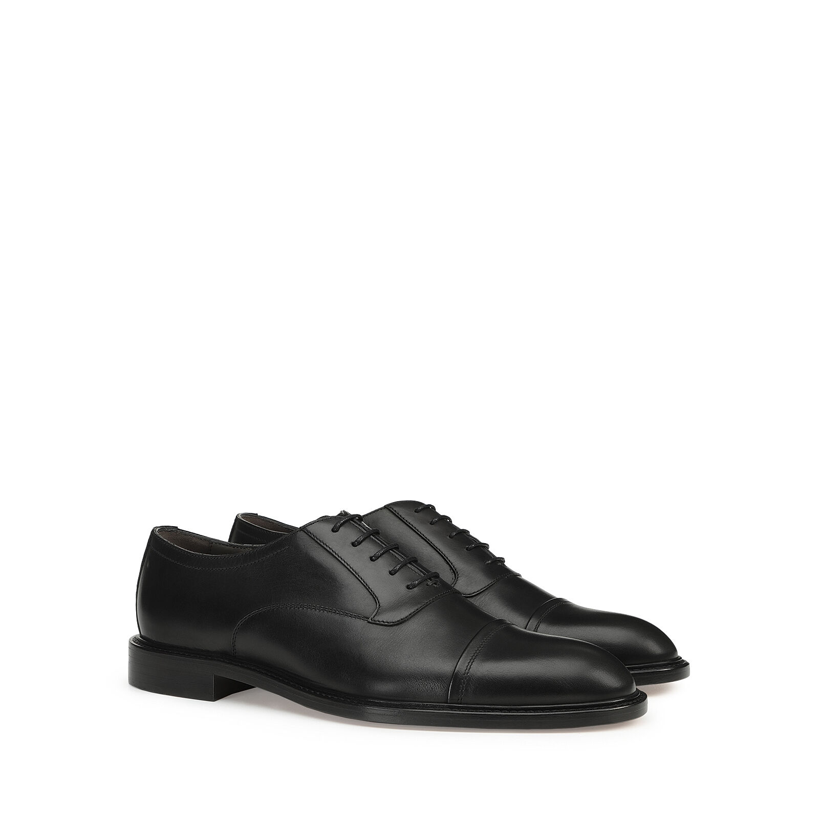Lace-up derby ブラック フラット: 10mm, sr Pierce - Lace-up