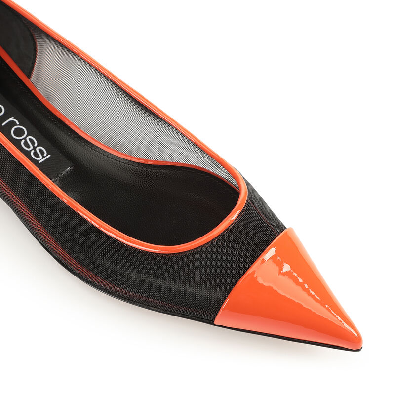 Godiva - Ballerinas Mandarine+Black