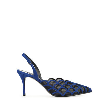 Chaussures à bride arrière Bleu Talon moyen: 75mm, sr Mermaid - Slingbacks Dusk 2