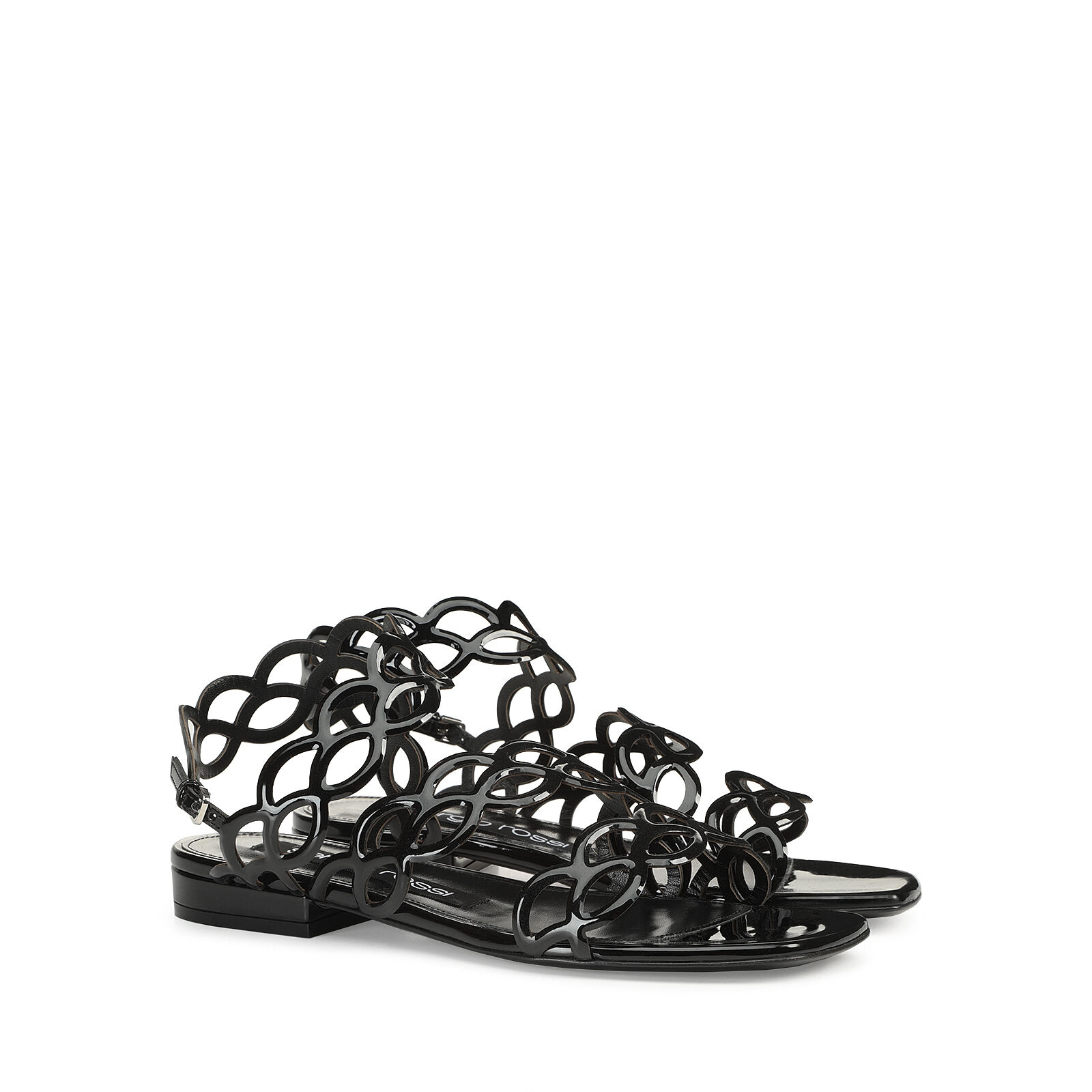 サンダル ブラック ローヒール: 15mm, sr Mermaid - Sandals