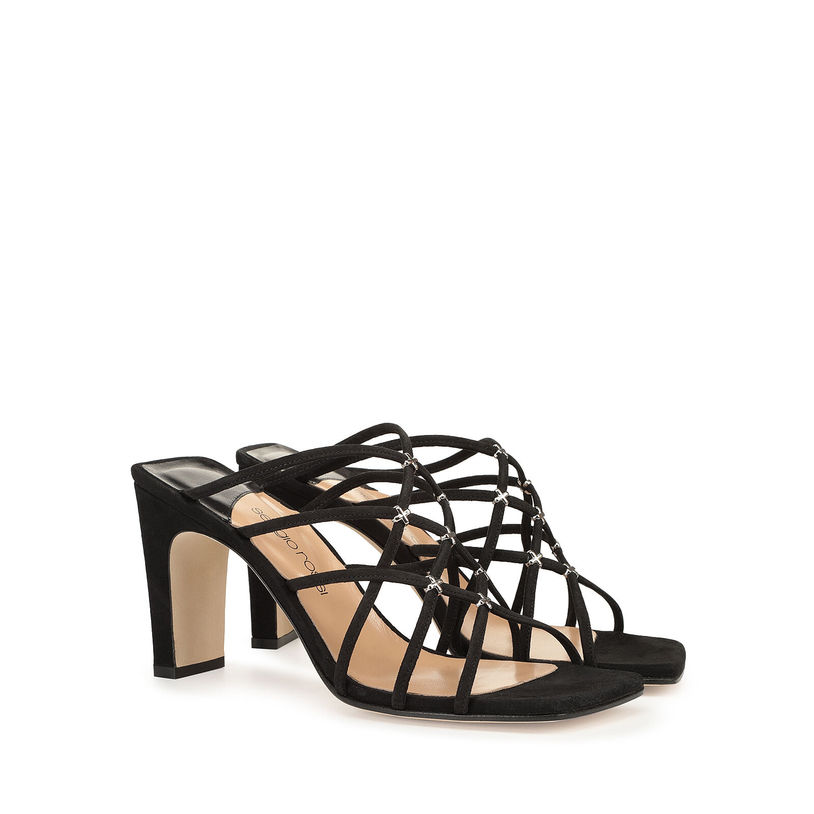 新年の贈り物 85mm, ヒールの高さ: ブラック Sandals Grazie Sergio | Sergio サンダル